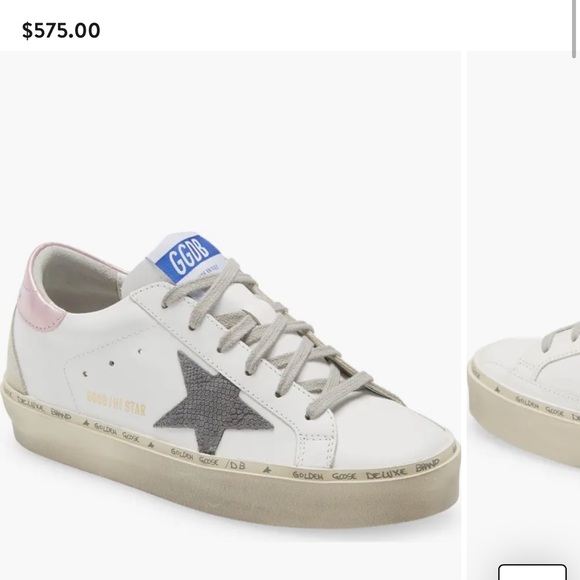 golden goose hi star low top platform sneaker - Picture 1 of 7